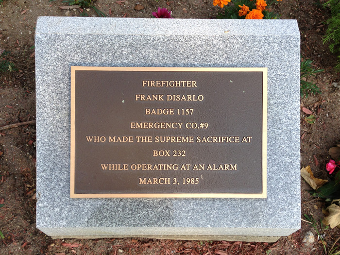Frank Disarlo Memorial
